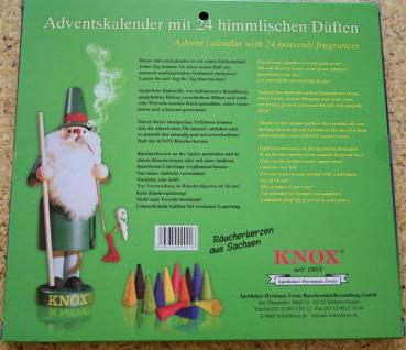 Adventskalender mit 24 himmlischen Düften